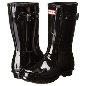 Size 10 Hunter Short Gloss Rain Boots